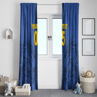 Custom Bosnia And Herzegovina Football Window Curtain Zmajevi Rising Strong