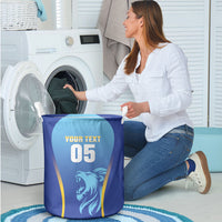 Custom Saint Lucia 2026 Cricket Laundry Basket Kings Never Fall