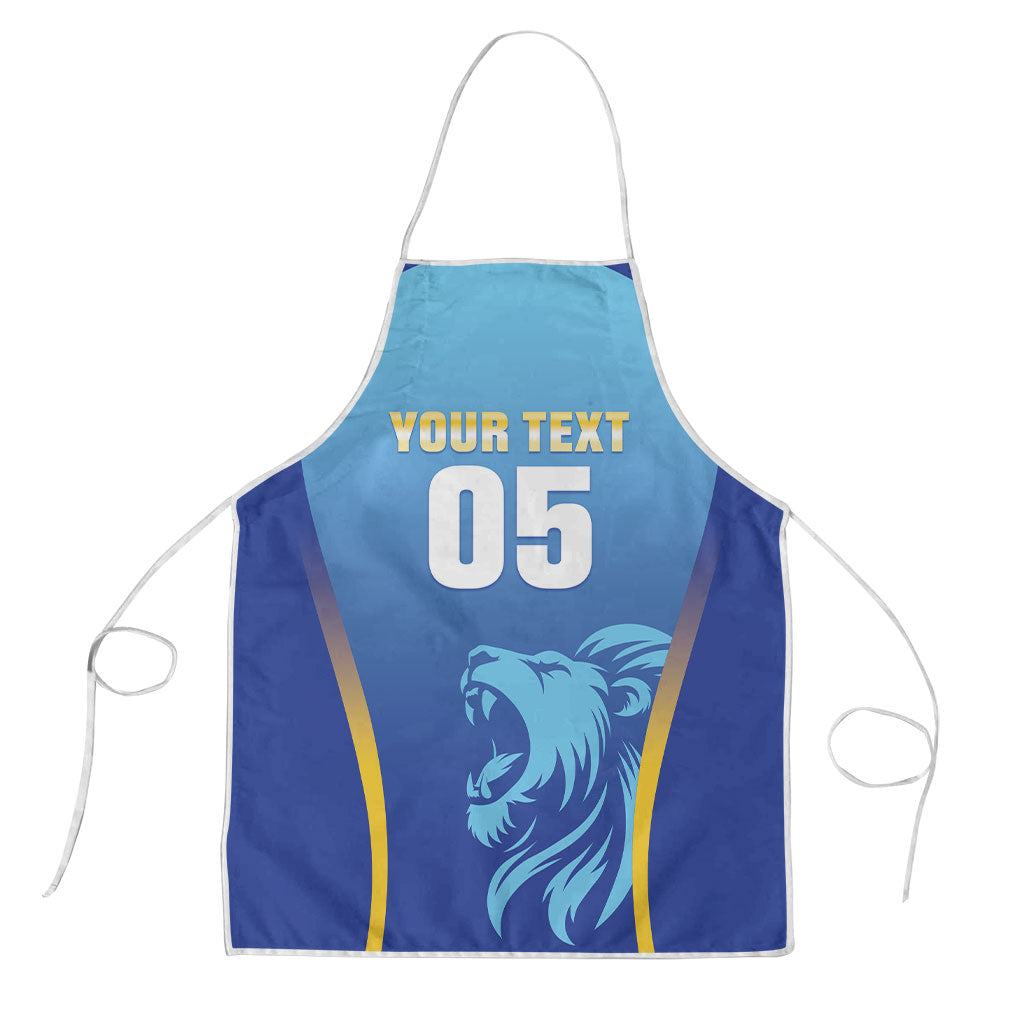 Custom Saint Lucia 2026 Cricket Apron Kings Never Fall