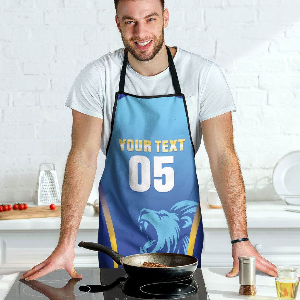 Custom Saint Lucia 2026 Cricket Apron Kings Never Fall