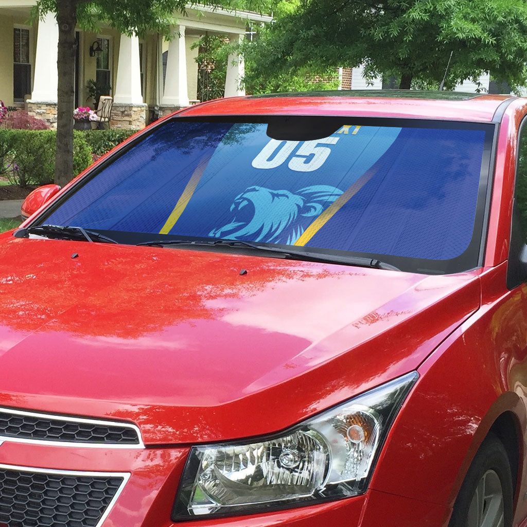Custom Saint Lucia 2026 Cricket Auto Sun Shade Kings Never Fall