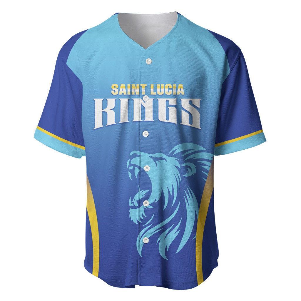 Custom Saint Lucia 2026 Cricket Baseball Jersey Kings Never Fall