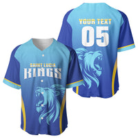 Custom Saint Lucia 2026 Cricket Baseball Jersey Kings Never Fall