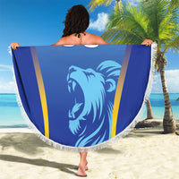 Custom Saint Lucia 2026 Cricket Beach Blanket Kings Never Fall