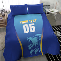 Custom Saint Lucia 2026 Cricket Bedding Set Kings Never Fall