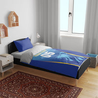 Custom Saint Lucia 2026 Cricket Bedding Set Kings Never Fall