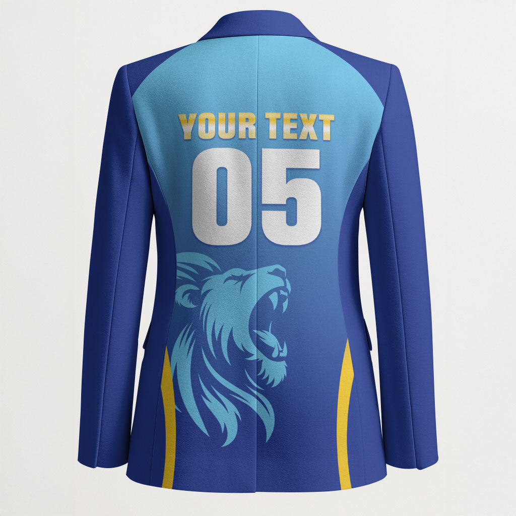 Custom Saint Lucia 2026 Cricket Blazer Kings Never Fall