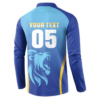 Custom Saint Lucia 2026 Cricket Button Sweatshirt Kings Never Fall