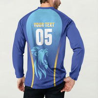 Custom Saint Lucia 2026 Cricket Button Sweatshirt Kings Never Fall