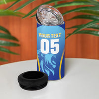Custom Saint Lucia 2026 Cricket 4 in 1 Can Cooler Tumbler Kings Never Fall