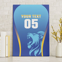 Custom Saint Lucia 2026 Cricket Canvas Wall Art Kings Never Fall