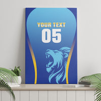 Custom Saint Lucia 2026 Cricket Canvas Wall Art Kings Never Fall