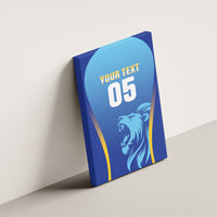 Custom Saint Lucia 2026 Cricket Canvas Wall Art Kings Never Fall