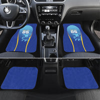 Custom Saint Lucia 2026 Cricket Car Mats Kings Never Fall