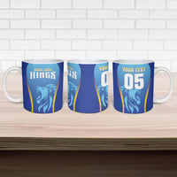 Custom Saint Lucia 2026 Cricket Ceramic Mug Kings Never Fall