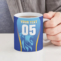 Custom Saint Lucia 2026 Cricket Ceramic Mug Kings Never Fall