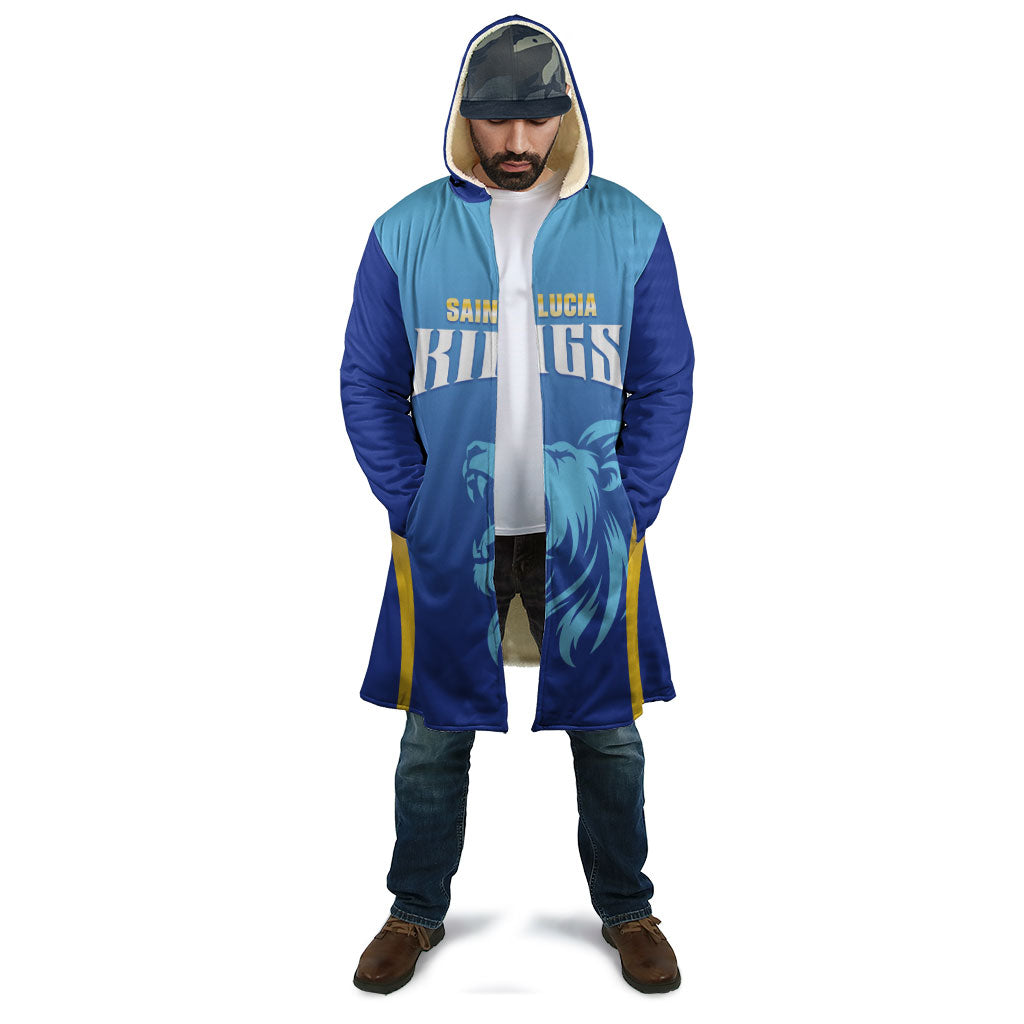Custom Saint Lucia 2026 Cricket Cloak Kings Never Fall