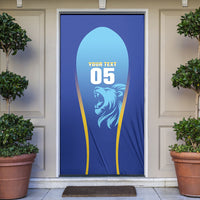 Custom Saint Lucia 2026 Cricket Door Cover Kings Never Fall