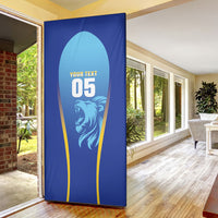 Custom Saint Lucia 2026 Cricket Door Cover Kings Never Fall