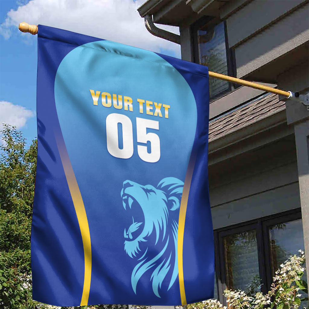 Custom Saint Lucia 2026 Cricket Garden Flag Kings Never Fall