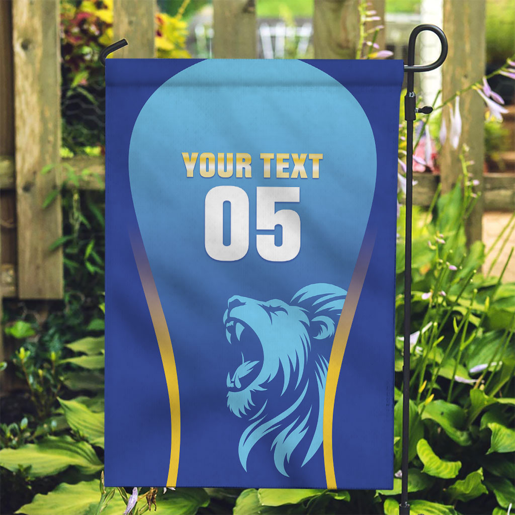 Custom Saint Lucia 2026 Cricket Garden Flag Kings Never Fall