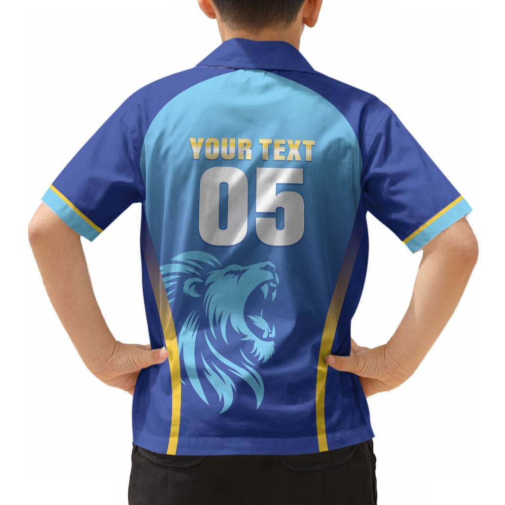 Custom Saint Lucia 2026 Cricket Hawaiian Shirt Kings Never Fall