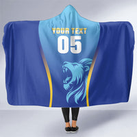 Custom Saint Lucia 2026 Cricket Hooded Blanket Kings Never Fall