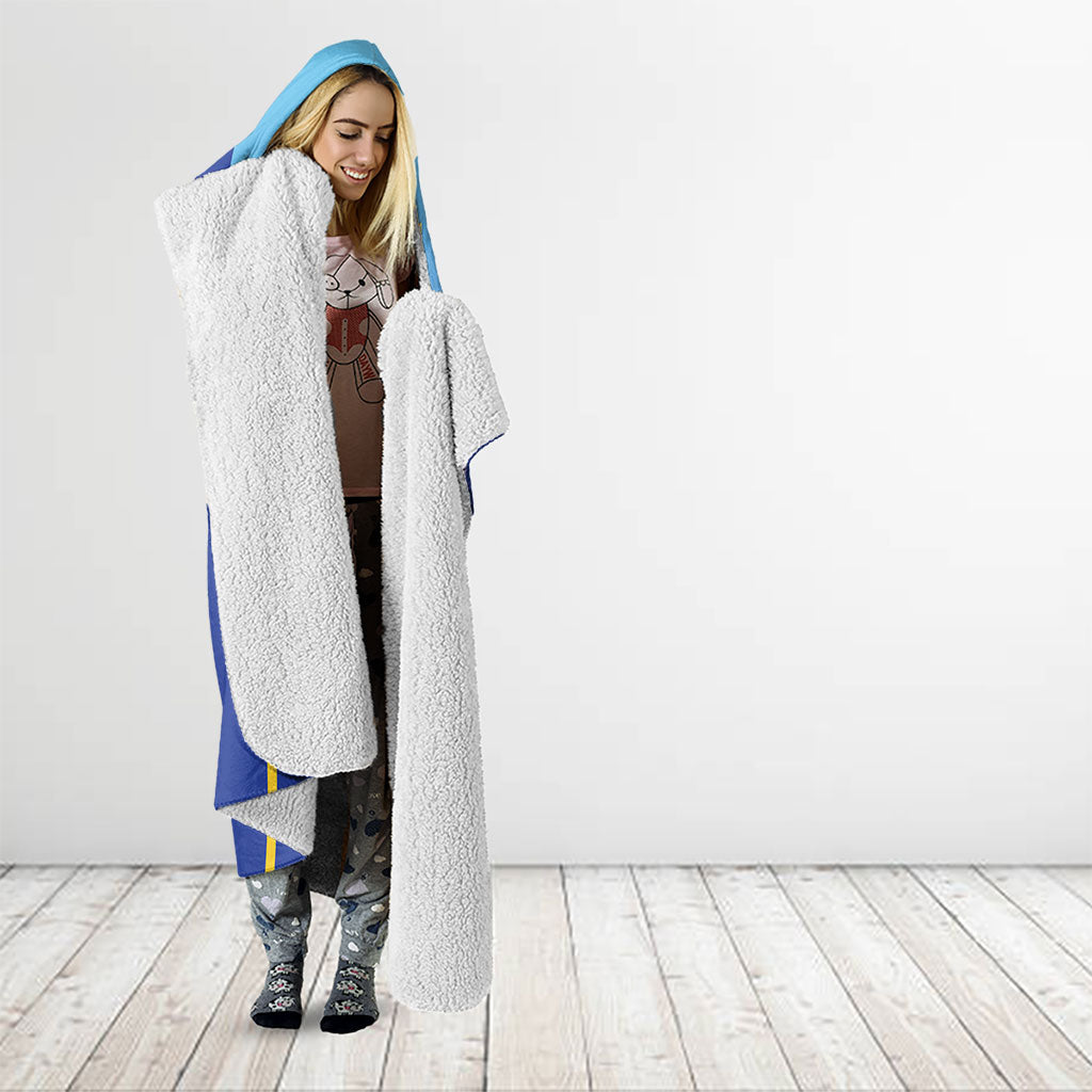 Custom Saint Lucia 2026 Cricket Hooded Blanket Kings Never Fall