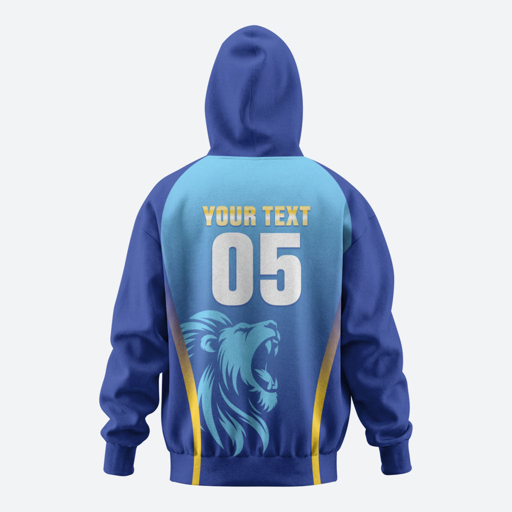 Custom Saint Lucia 2026 Cricket Hoodie Kings Never Fall