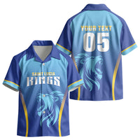 Custom Saint Lucia 2026 Cricket Kid Hawaiian Shirt Kings Never Fall