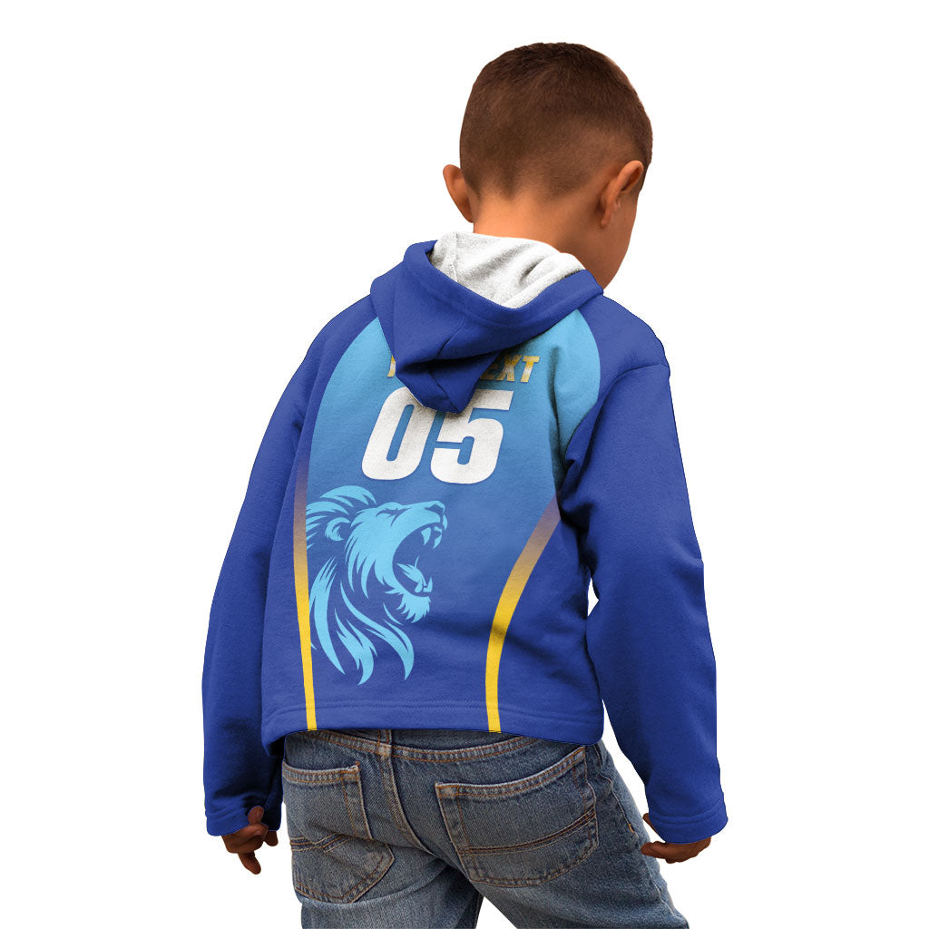 Custom Saint Lucia 2026 Cricket Kid Hoodie Kings Never Fall