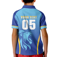 Custom Saint Lucia 2026 Cricket Kid Polo Shirt Kings Never Fall