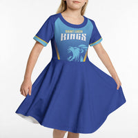 Custom Saint Lucia 2026 Cricket Kid Short Sleeve Dress Kings Never Fall