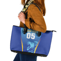 Custom Saint Lucia 2026 Cricket Leather Tote Bag Kings Never Fall