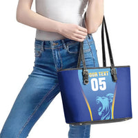 Custom Saint Lucia 2026 Cricket Leather Tote Bag Kings Never Fall