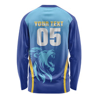 Custom Saint Lucia 2026 Cricket Long Sleeve Shirt Kings Never Fall