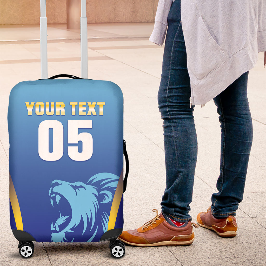 Custom Saint Lucia 2026 Cricket Luggage Cover Kings Never Fall