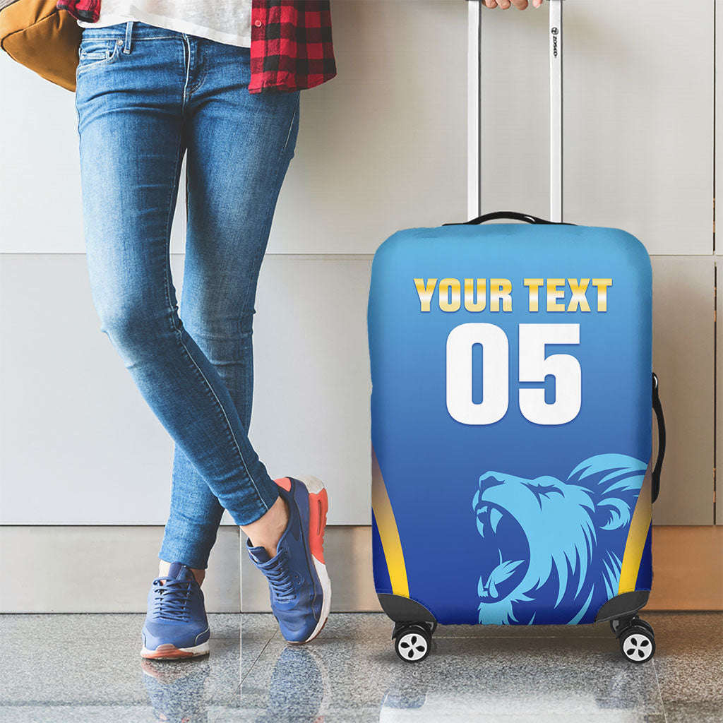 Custom Saint Lucia 2026 Cricket Luggage Cover Kings Never Fall