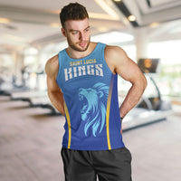 Custom Saint Lucia 2026 Cricket Men Tank Top Kings Never Fall