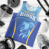 Custom Saint Lucia 2026 Cricket Men Tank Top Kings Never Fall