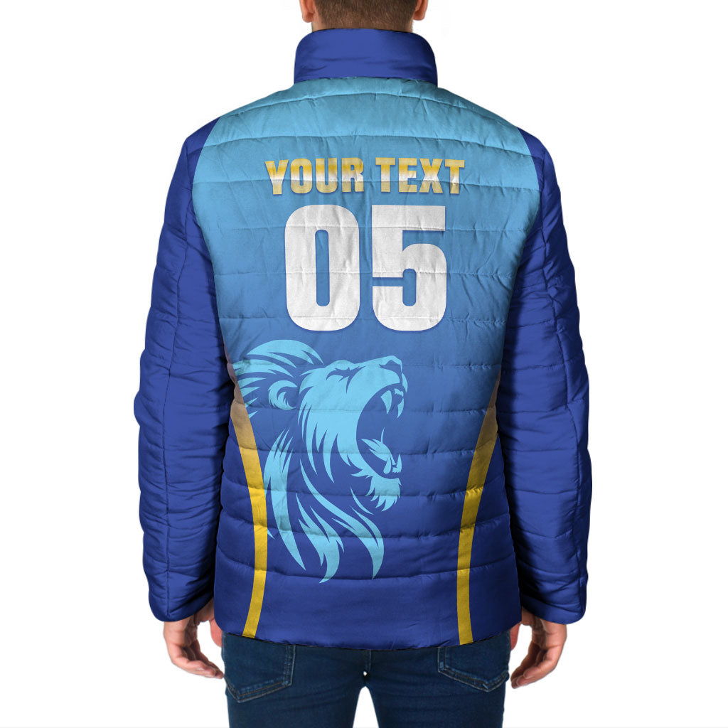 Custom Saint Lucia 2026 Cricket Padded Jacket Kings Never Fall