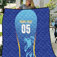 Custom Saint Lucia 2026 Cricket Quilt Kings Never Fall