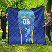 Custom Saint Lucia 2026 Cricket Quilt Kings Never Fall