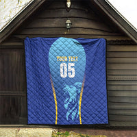 Custom Saint Lucia 2026 Cricket Quilt Kings Never Fall