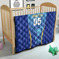 Custom Saint Lucia 2026 Cricket Quilt Kings Never Fall