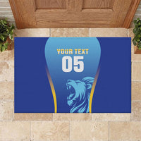 Custom Saint Lucia 2026 Cricket Rubber Doormat Kings Never Fall