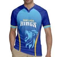 Custom Saint Lucia 2026 Cricket Rugby Jersey Kings Never Fall