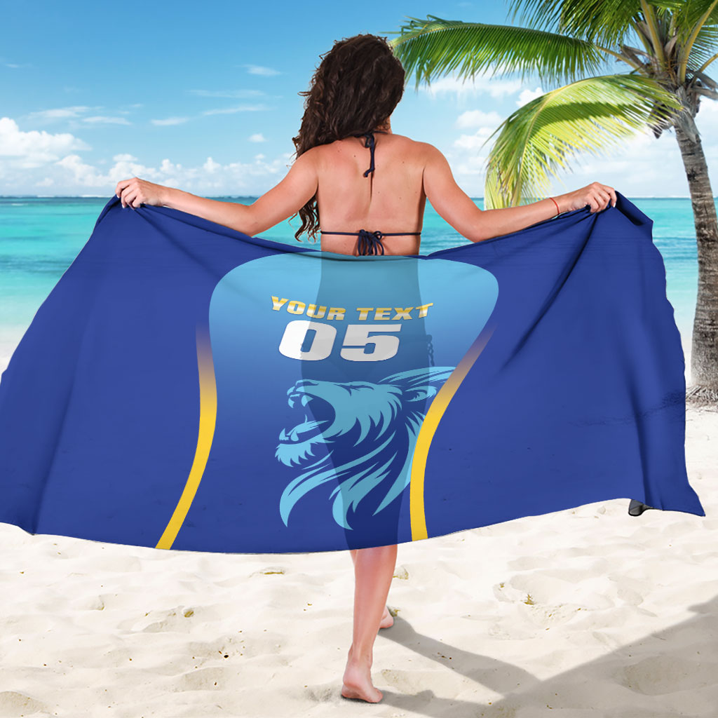 Custom Saint Lucia 2026 Cricket Sarong Kings Never Fall