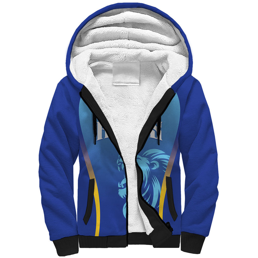 Custom Saint Lucia 2026 Cricket Sherpa Hoodie Kings Never Fall