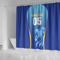 Custom Saint Lucia 2026 Cricket Shower Curtain Kings Never Fall